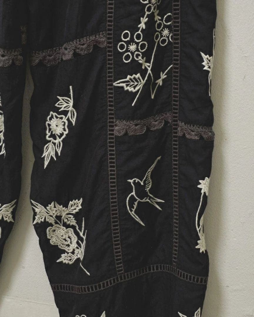 パンツ TODAYFUL EmbroideryPatchworkTrousers 36