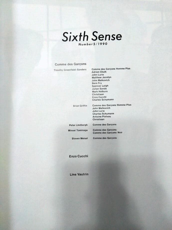 COMME des GARCONS カタログ アンティーク Six 5冊セット