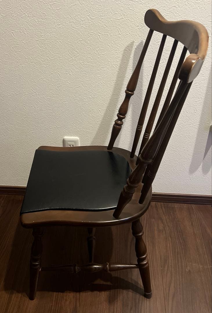 アイエフ 木製椅子 ウインザーチェア ダイニングチェア ビンテージ　レトロ