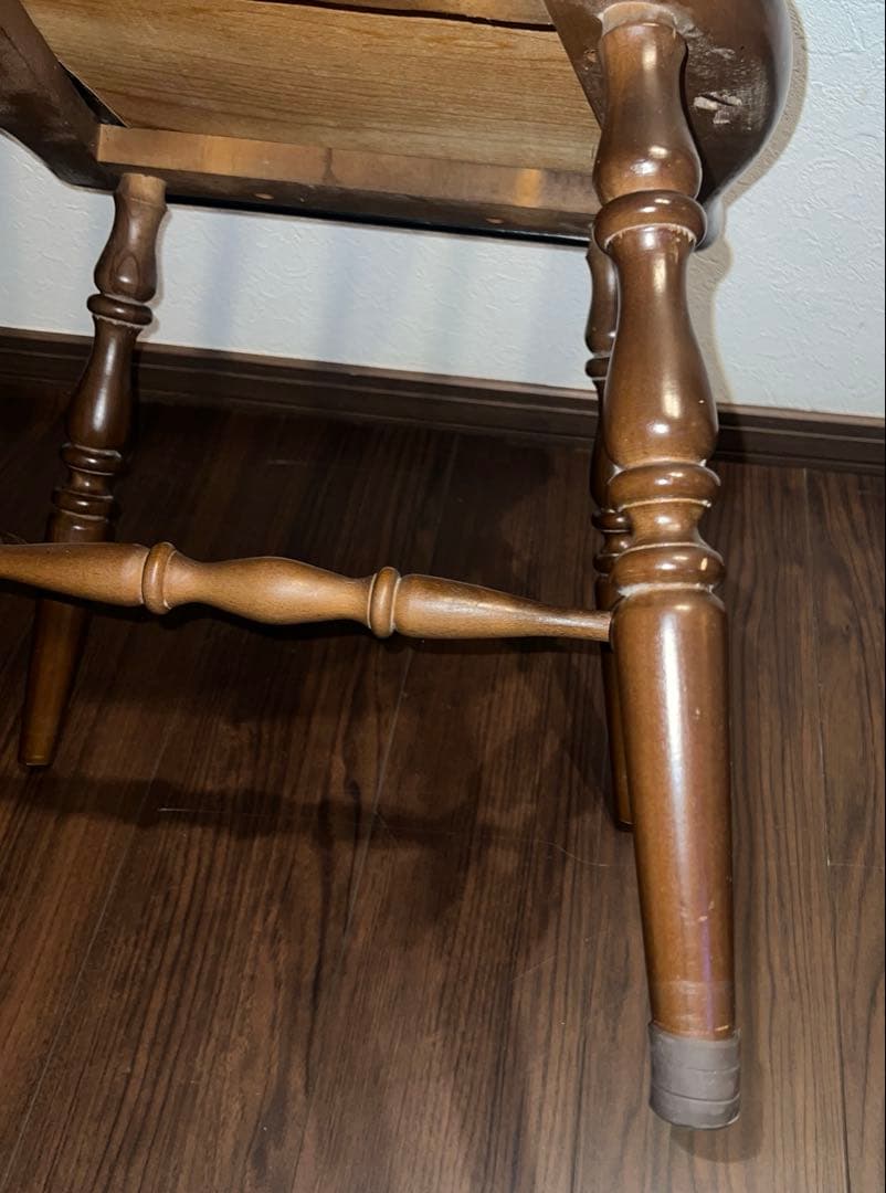 アイエフ 木製椅子 ウインザーチェア ダイニングチェア ビンテージ　レトロ