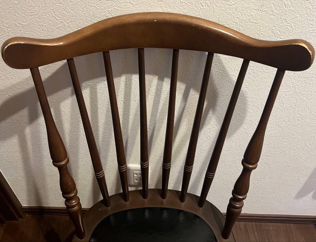 アイエフ 木製椅子 ウインザーチェア ダイニングチェア ビンテージ　レトロ