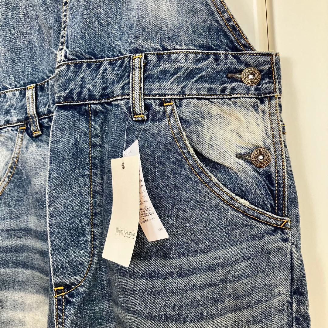 新品 Whim Gazette DENIM ALL IN ONE２　サイズ38