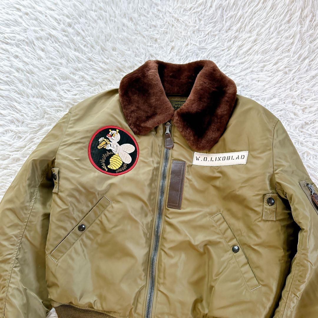 XLサイズ BUZZ RICKSON'S フライトジャケット　B-15C 襟ボア