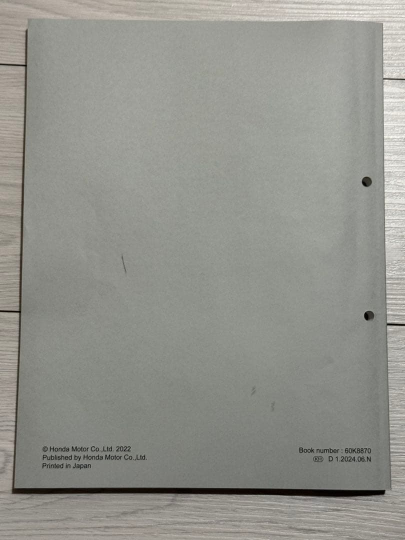 クロスカブJA60　サービスマニュアル　C110X KM-N/8BJ-JA60