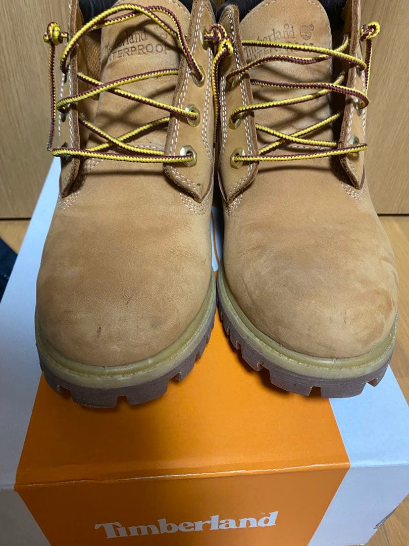 Timberland イエロー　チャッカブーツ(ミッドカット)
