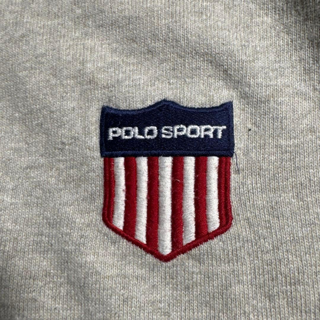 美品 90s POLO SPORTS ポロスポーツ ラルフローレン ラガーシャツ