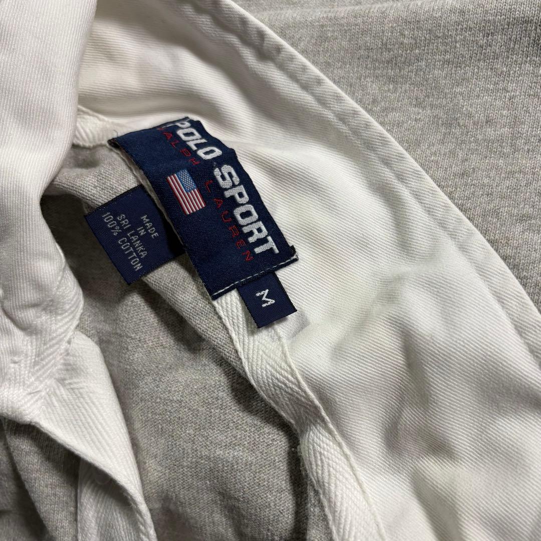 美品 90s POLO SPORTS ポロスポーツ ラルフローレン ラガーシャツ