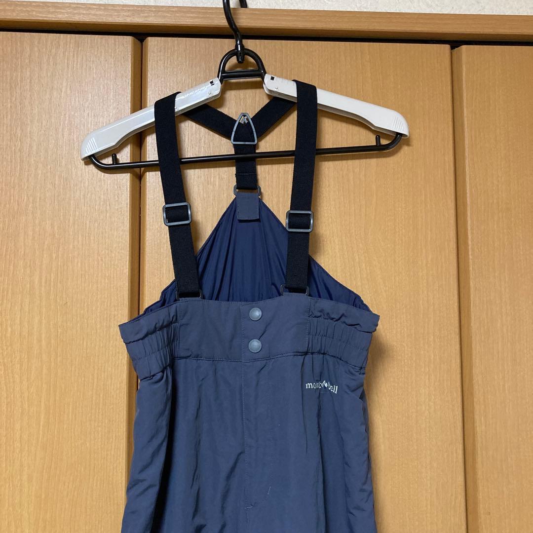 モンベル　パウダーライトジャケットとビブのセット　130　美品