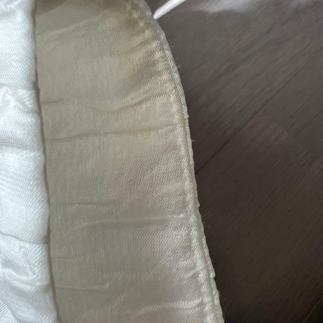 noir kei ninomiya ノーカラージャケット M ホワイト