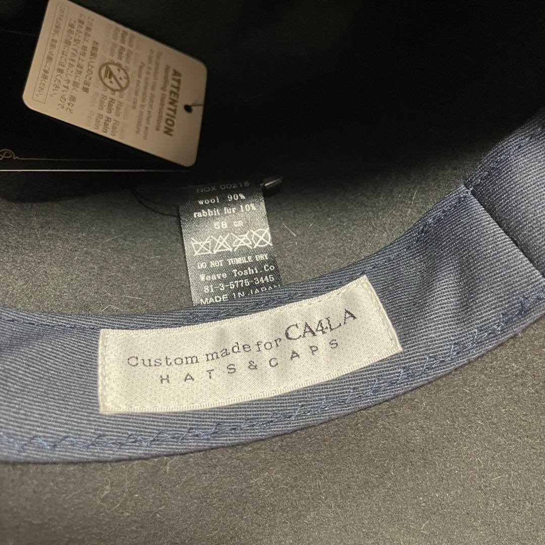 【未使用新品】ca4la KNOX ウール　中折れ帽