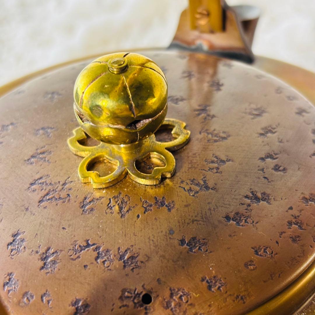 北越堂　湯沸　四代　本間弘　鎚起銅器　共箱　美品　やかん　薬缶　新潟県　燕