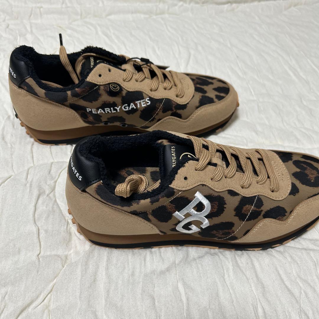 PEARLY GATES ヒョウ柄 ゴルフシューズ　レオパード　スニーカー