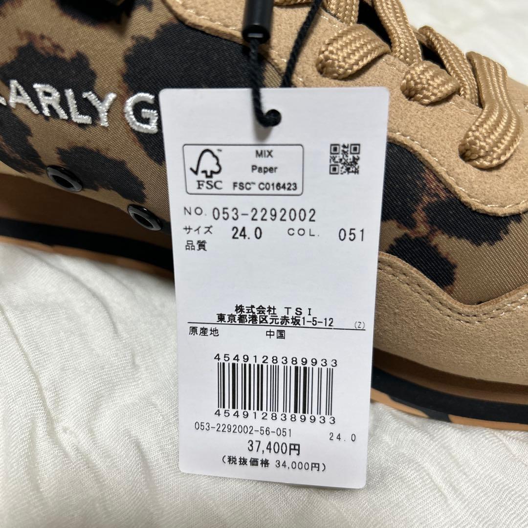 PEARLY GATES ヒョウ柄 ゴルフシューズ　レオパード　スニーカー