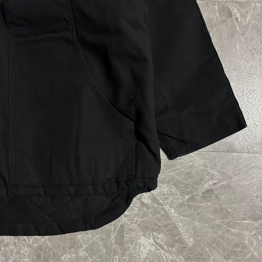 00s Dickies ダックジャケット メキシコ製 ブラック襟コーデュロイXL