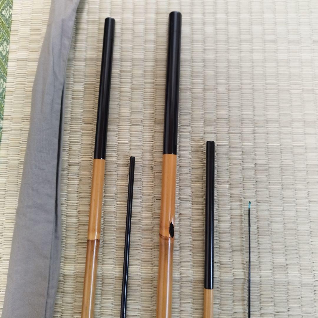 へら竿　和竿　竹竿　美舟子　12.5尺 専用袋付き