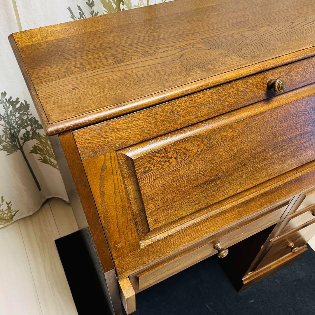 木製　ライティングビューロー