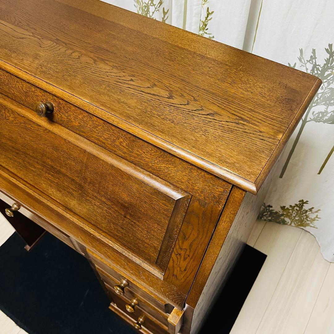 木製　ライティングビューロー