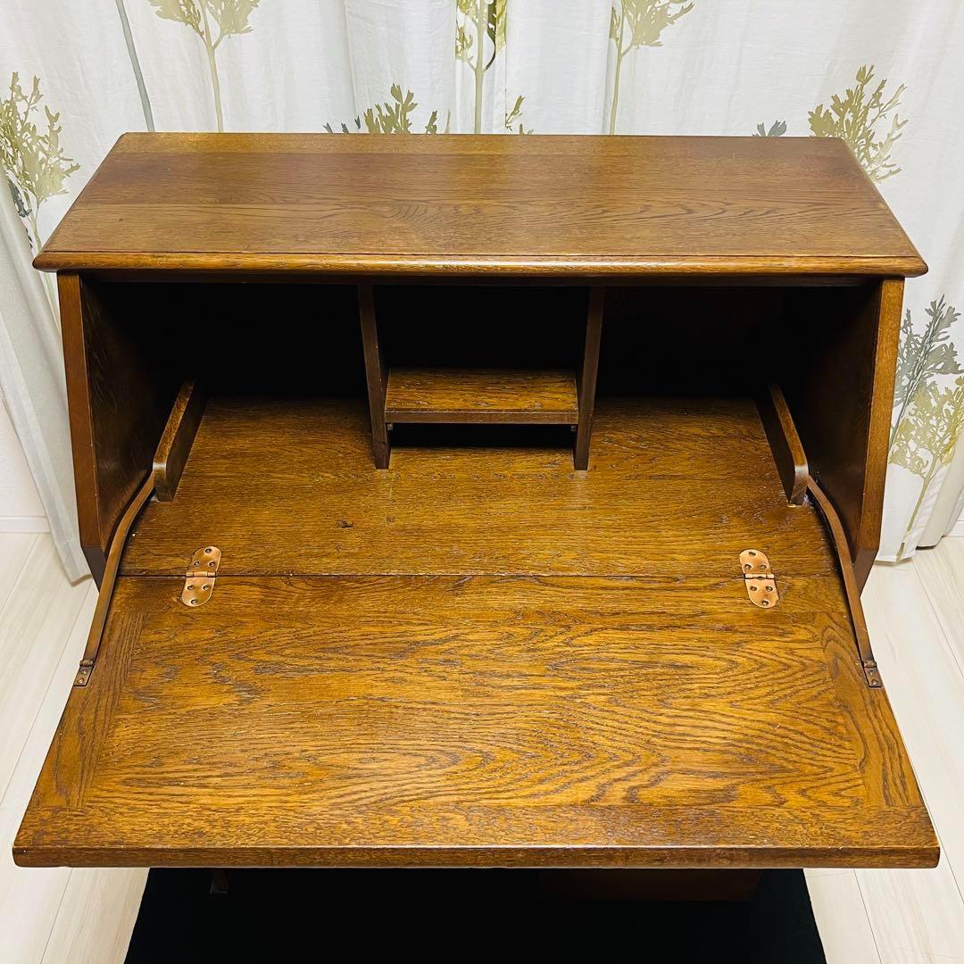 木製　ライティングビューロー