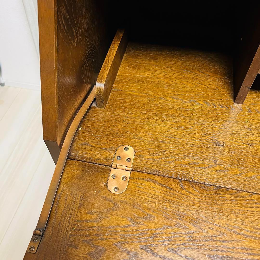 木製　ライティングビューロー