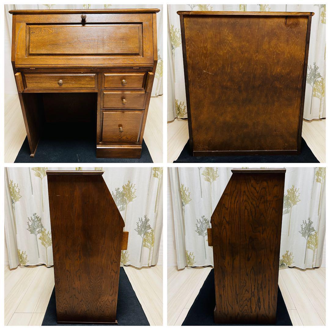 木製　ライティングビューロー