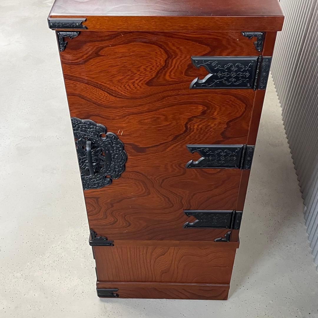 でこい　【希少・高級和家具】からくり箪笥　和タンス　和モダン収納　美品