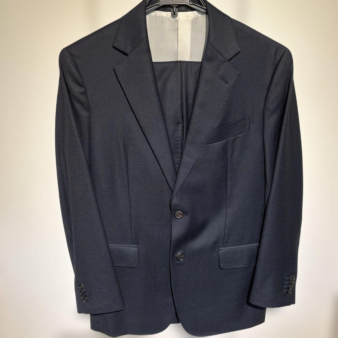 【美品】バーニーズニューヨーク カノニコ 高級生地 セットアップ 高級スーツ上下