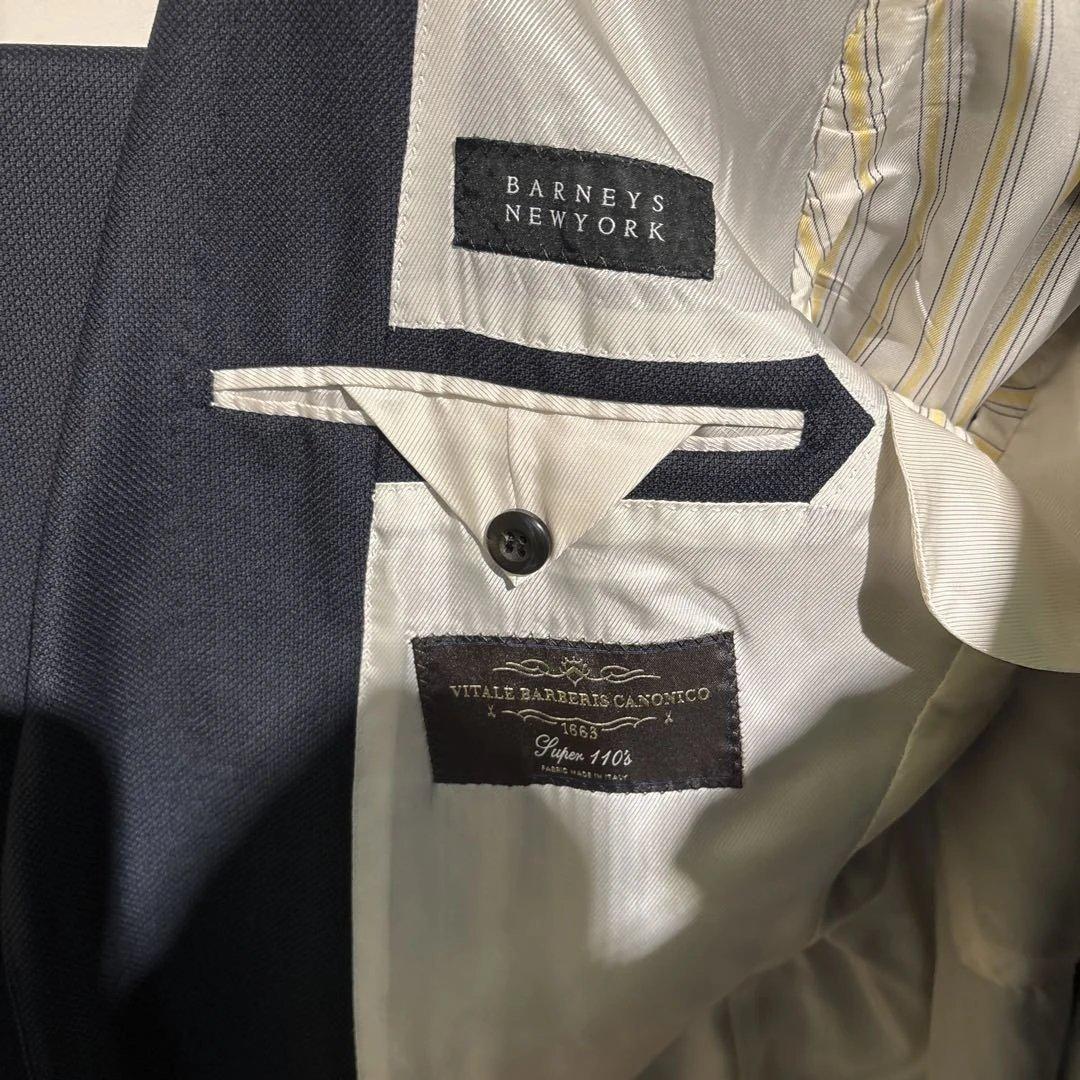 【美品】バーニーズニューヨーク カノニコ 高級生地 セットアップ 高級スーツ上下