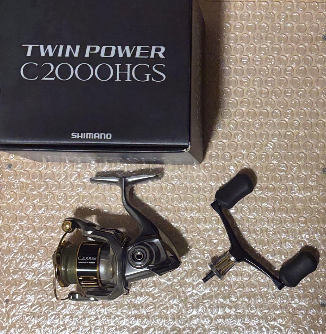 シ*ー様 SHIMANO TWIN POWER C2000HGS 夢屋パーツ