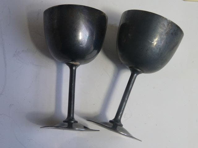 尚美堂 銀製ワイングラス 2個セット　67ｇ