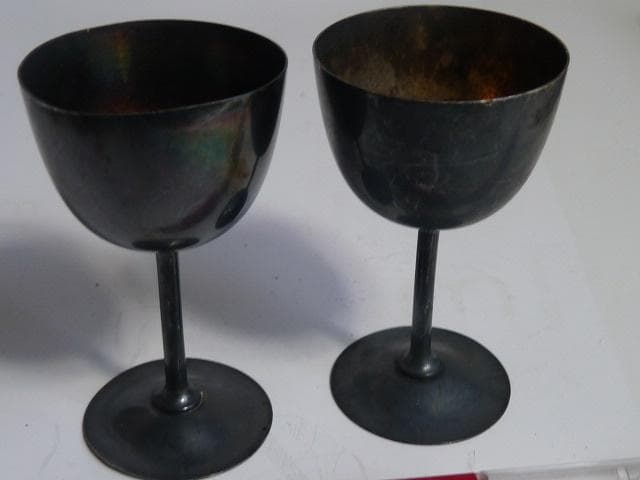 尚美堂 銀製ワイングラス 2個セット　67ｇ