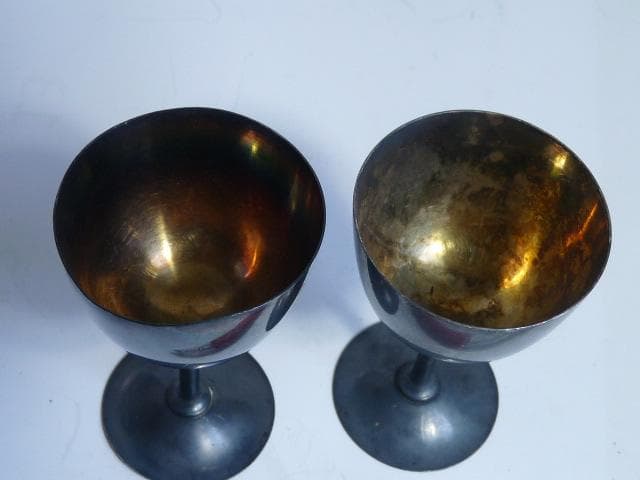 尚美堂 銀製ワイングラス 2個セット　67ｇ