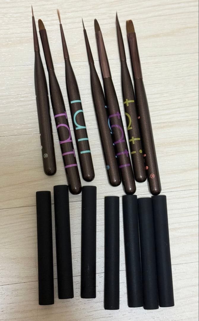 【美品】tati 筆 9本セット ジェルネイル ブラシセット