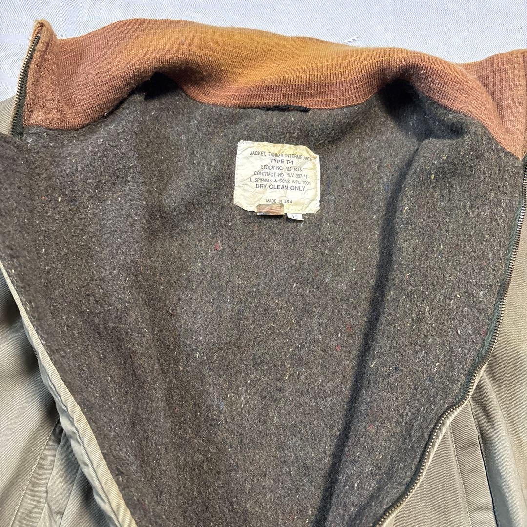 80s I.SPIEWAK スピワック タンカースジャケット　Large 米軍