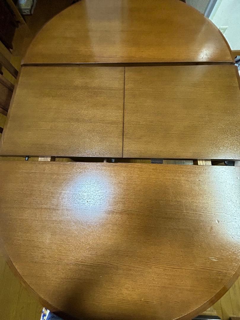 値下げ中❗️ヴィンテージ エクステンション　ラウンドテーブル