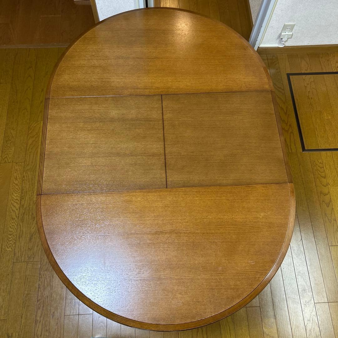 値下げ中❗️ヴィンテージ エクステンション　ラウンドテーブル