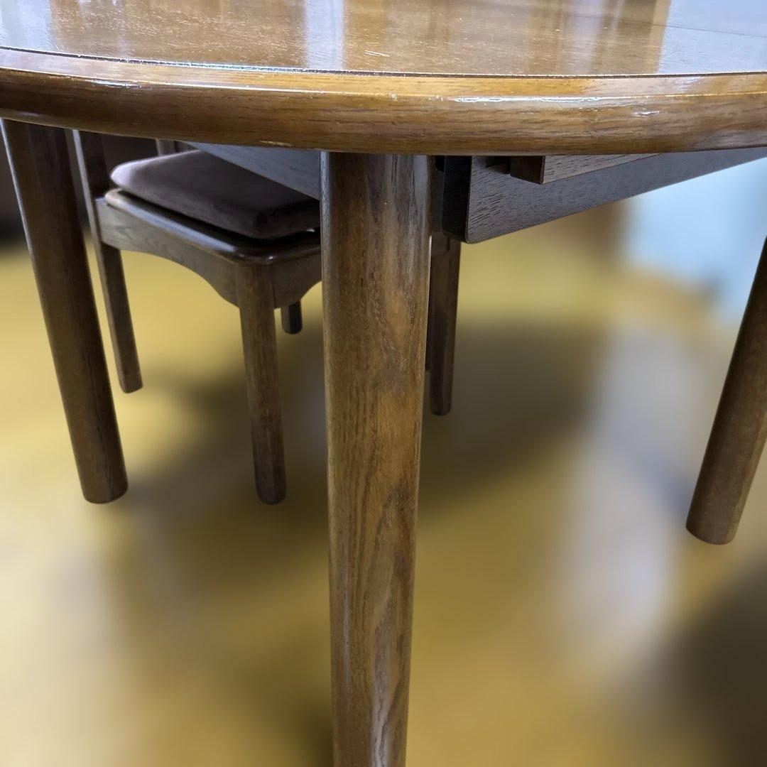 値下げ中❗️ヴィンテージ エクステンション　ラウンドテーブル