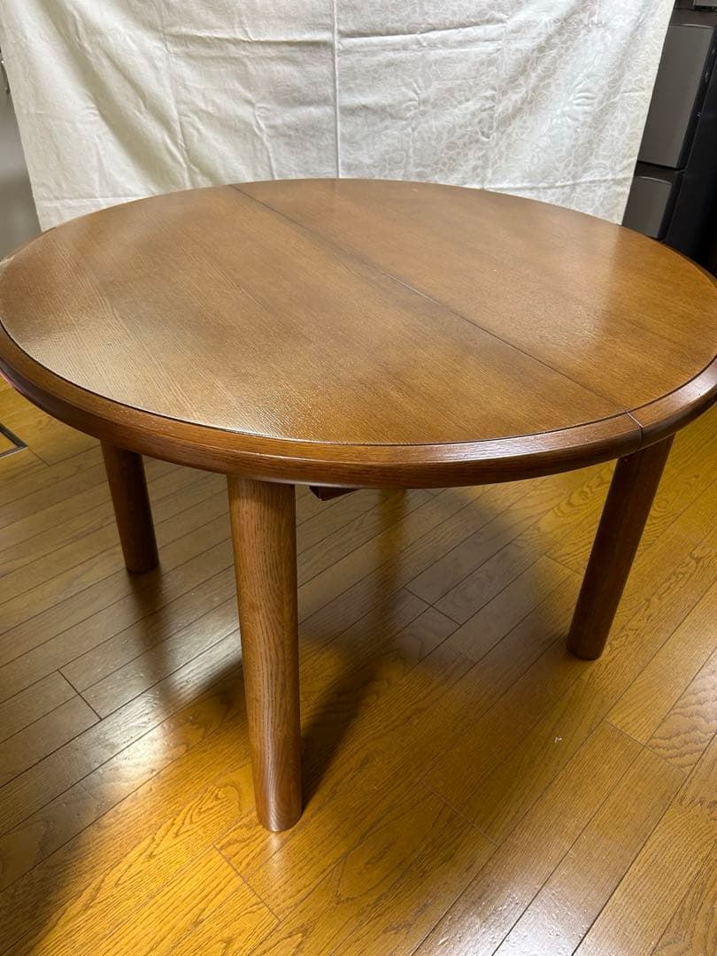 値下げ中❗️ヴィンテージ エクステンション　ラウンドテーブル