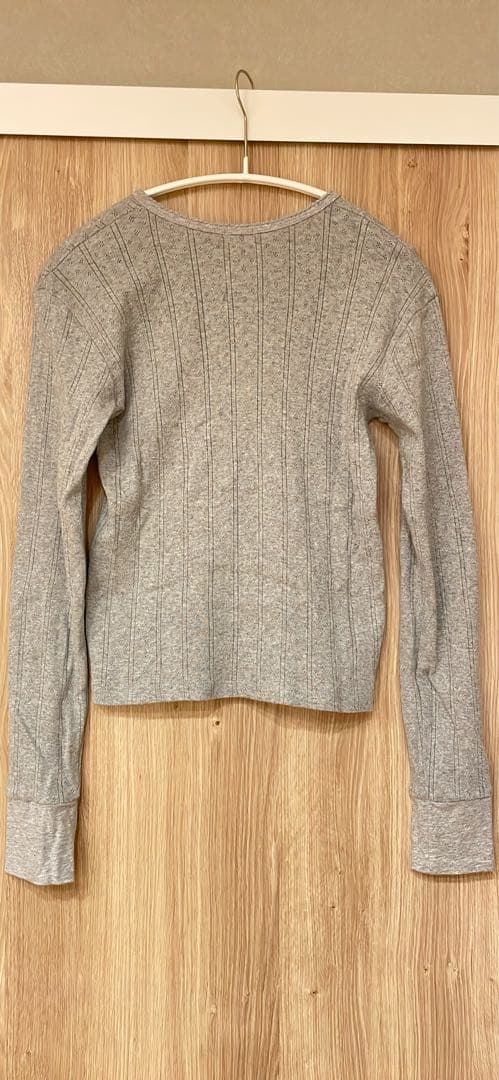 かべさま専用＊SEA ヘンリーネック長袖Tシャツ グレー