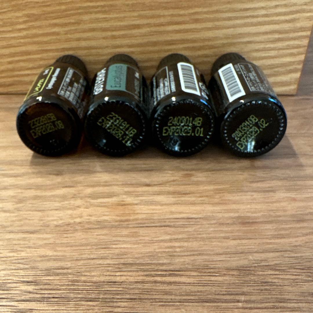 doTERRA エッセンシャルオイル 4本セット 15ml 中古品