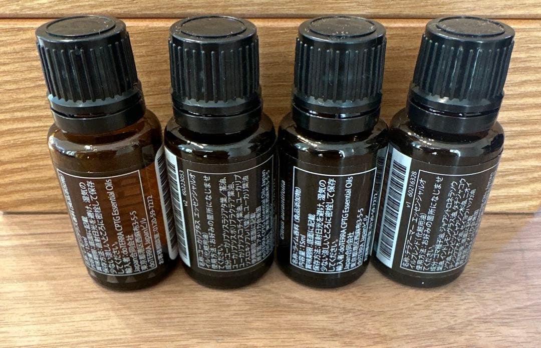doTERRA エッセンシャルオイル 4本セット 15ml 中古品