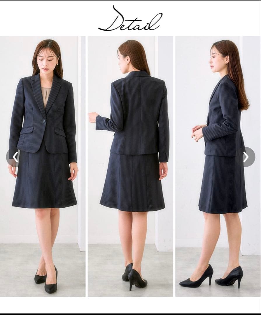 テーラードジャケットスカートスーツ　2fkr/mh.YBTNY401