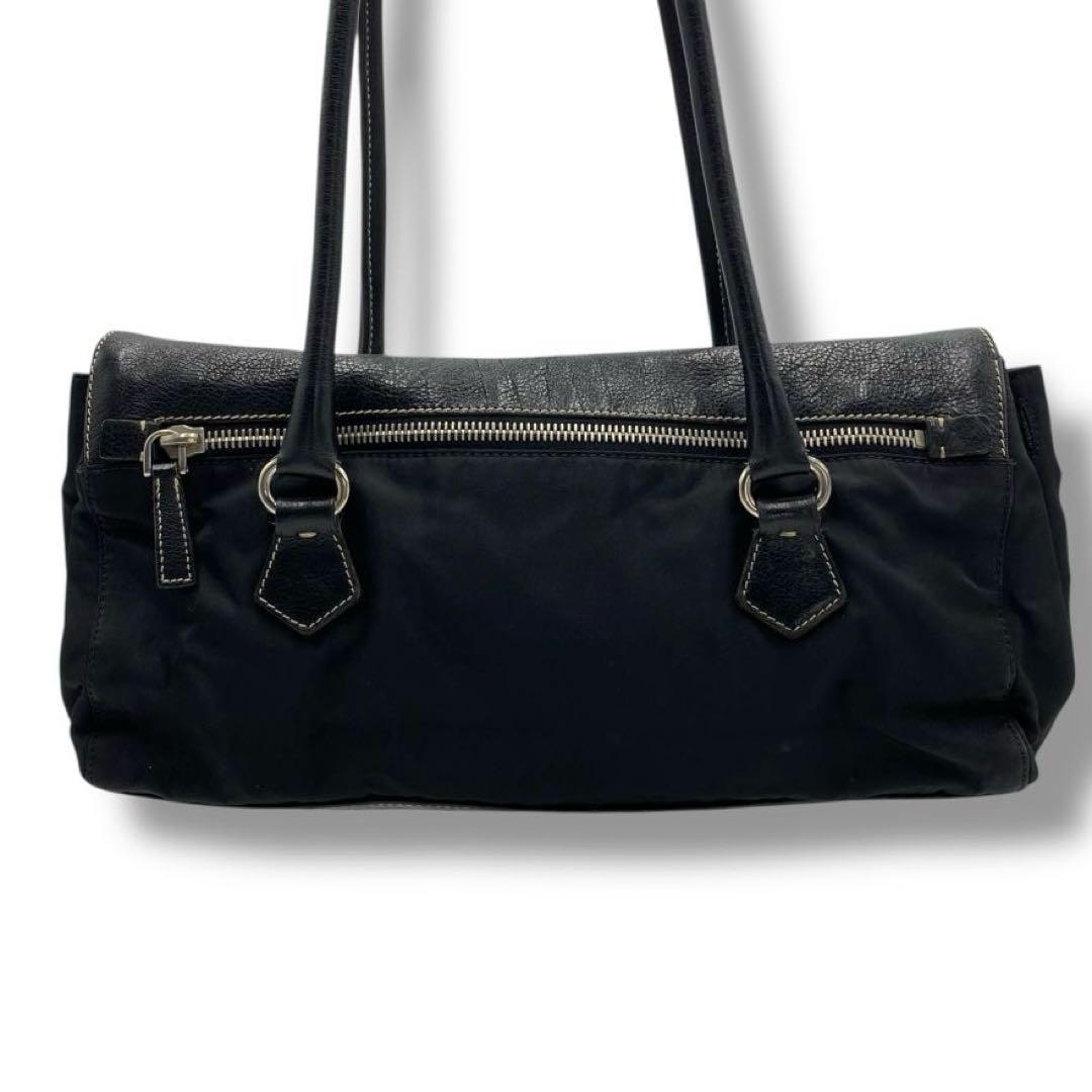 美品 PRADA プラダ ナイロン バッグ archive Y2K ベルト ロゴ