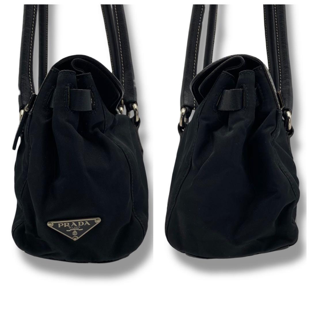 美品 PRADA プラダ ナイロン バッグ archive Y2K ベルト ロゴ