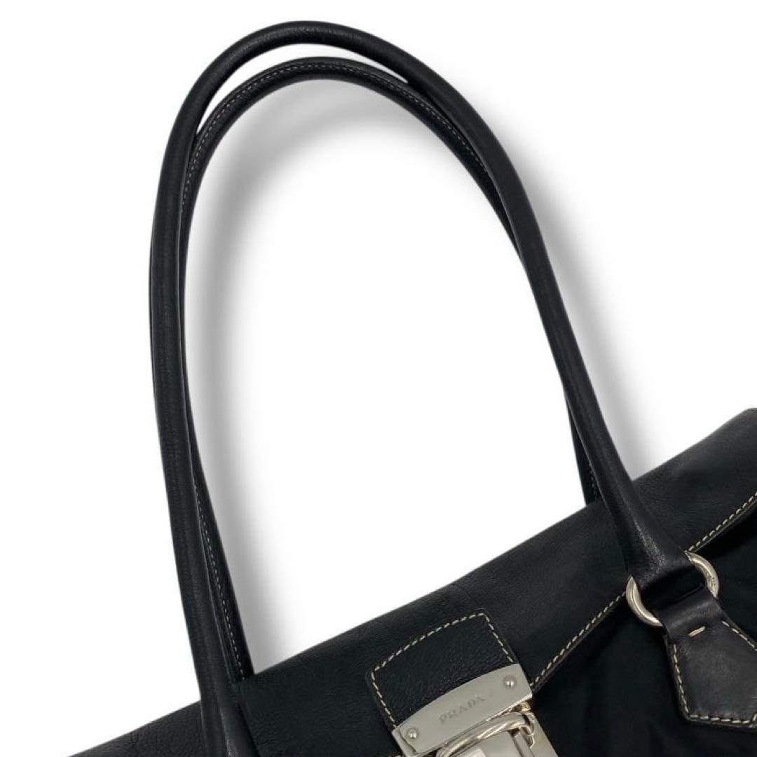 美品 PRADA プラダ ナイロン バッグ archive Y2K ベルト ロゴ