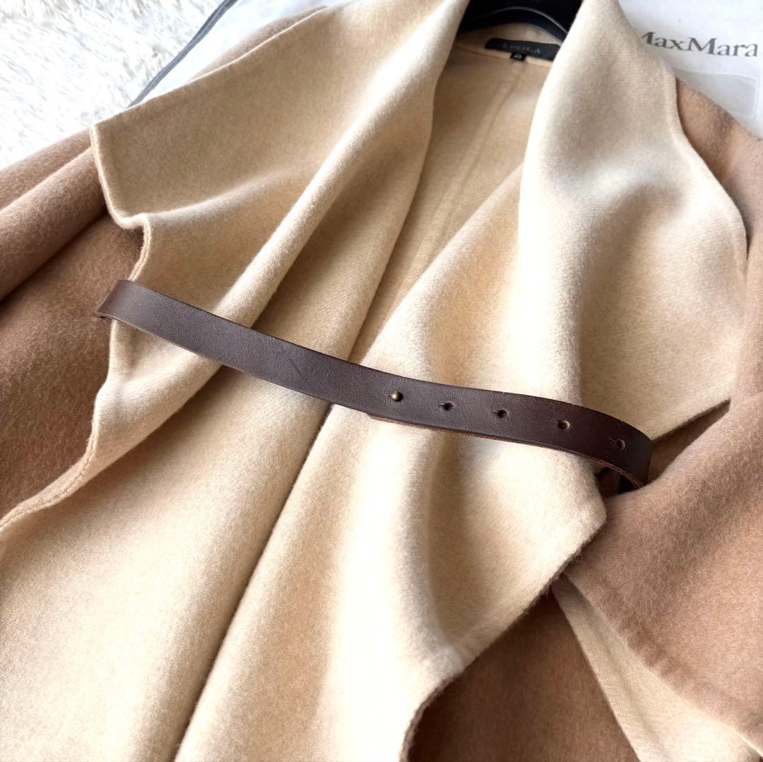 綺麗‼️EPOCA エポカ ドレープが美しい ダブルフェイス ケープコート