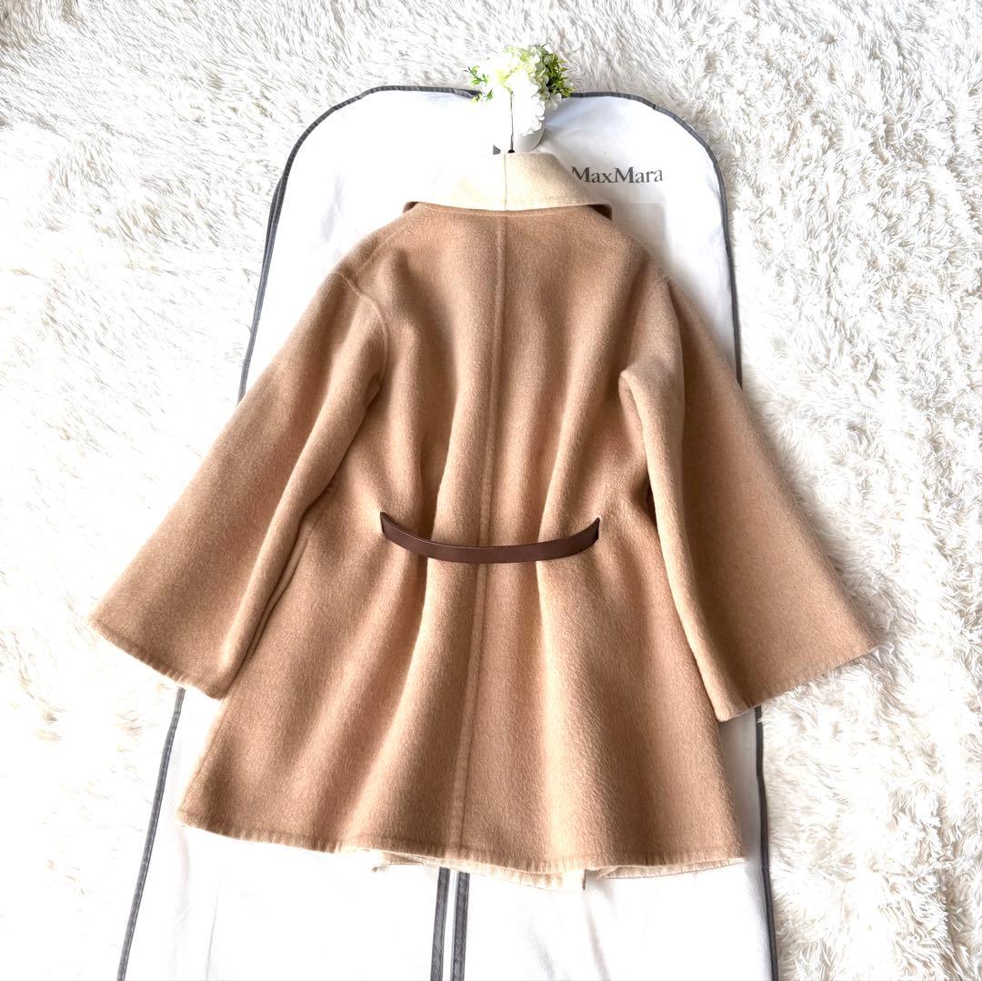 綺麗‼️EPOCA エポカ ドレープが美しい ダブルフェイス ケープコート