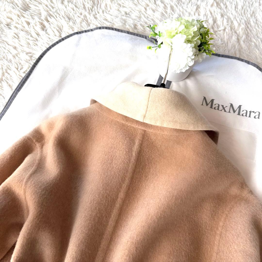 綺麗‼️EPOCA エポカ ドレープが美しい ダブルフェイス ケープコート