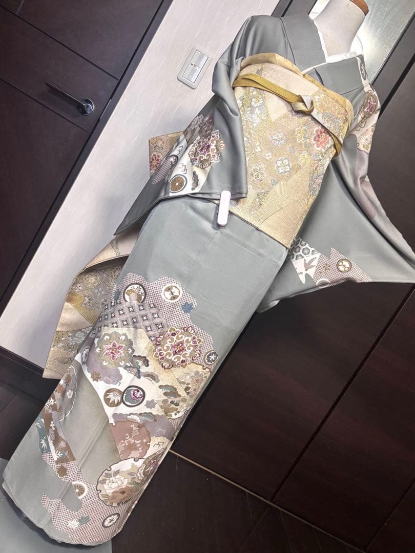 帝王紫　訪問着　フルセット　入学式　卒業式　お宮参り