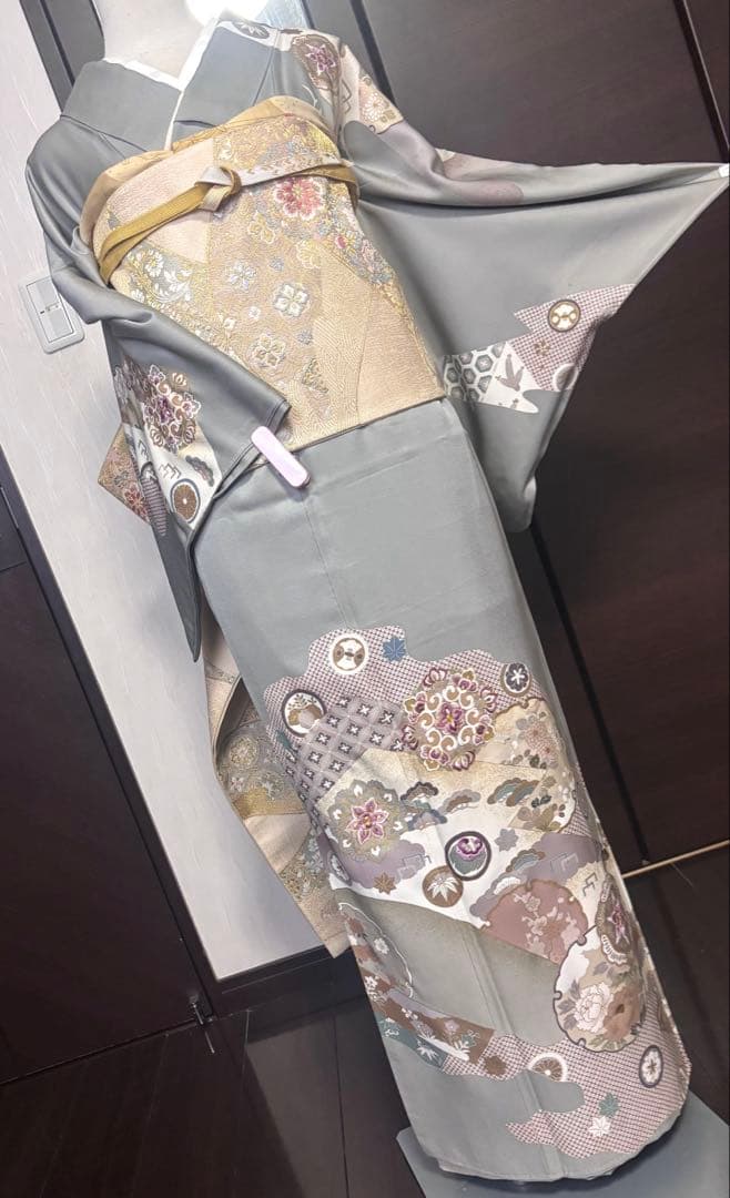 帝王紫　訪問着　フルセット　入学式　卒業式　お宮参り