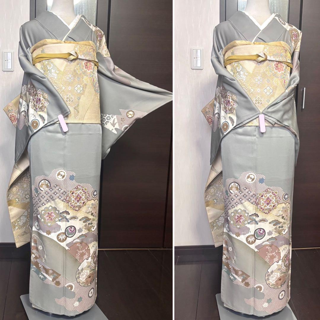 帝王紫　訪問着　フルセット　入学式　卒業式　お宮参り